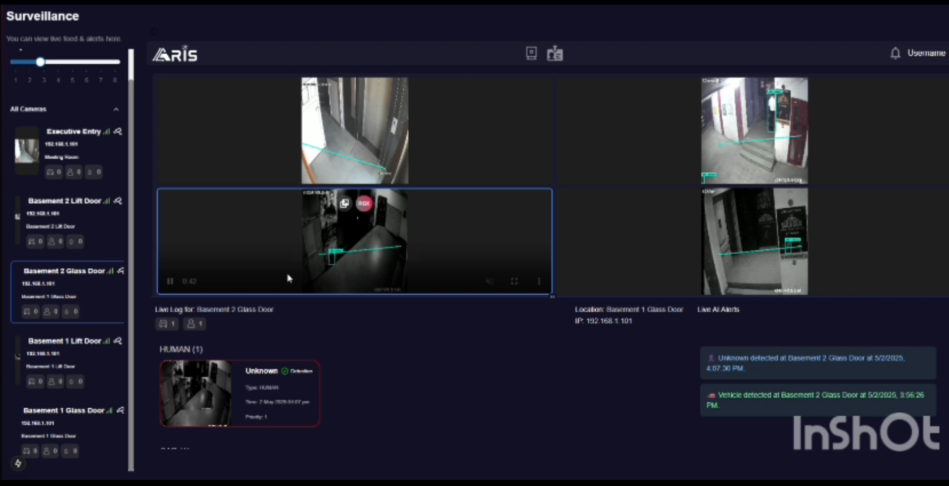 ARIS Dashboard